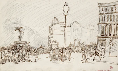 Scène de rue - Piccadilly Circus